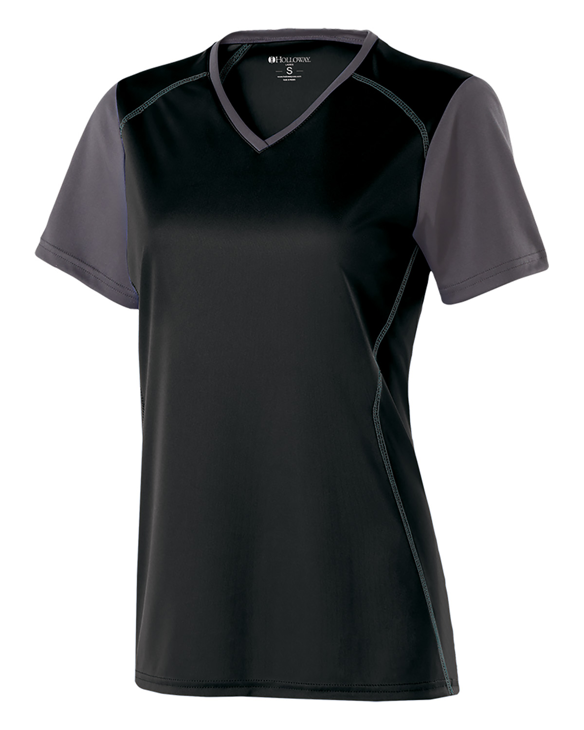 Holloway 222301 - Ladies' Polyester Short Sleeve Piston Shirt